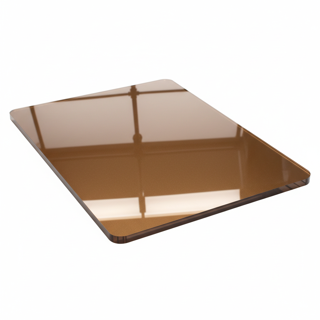 plexiglas bronze brillant ref 4285