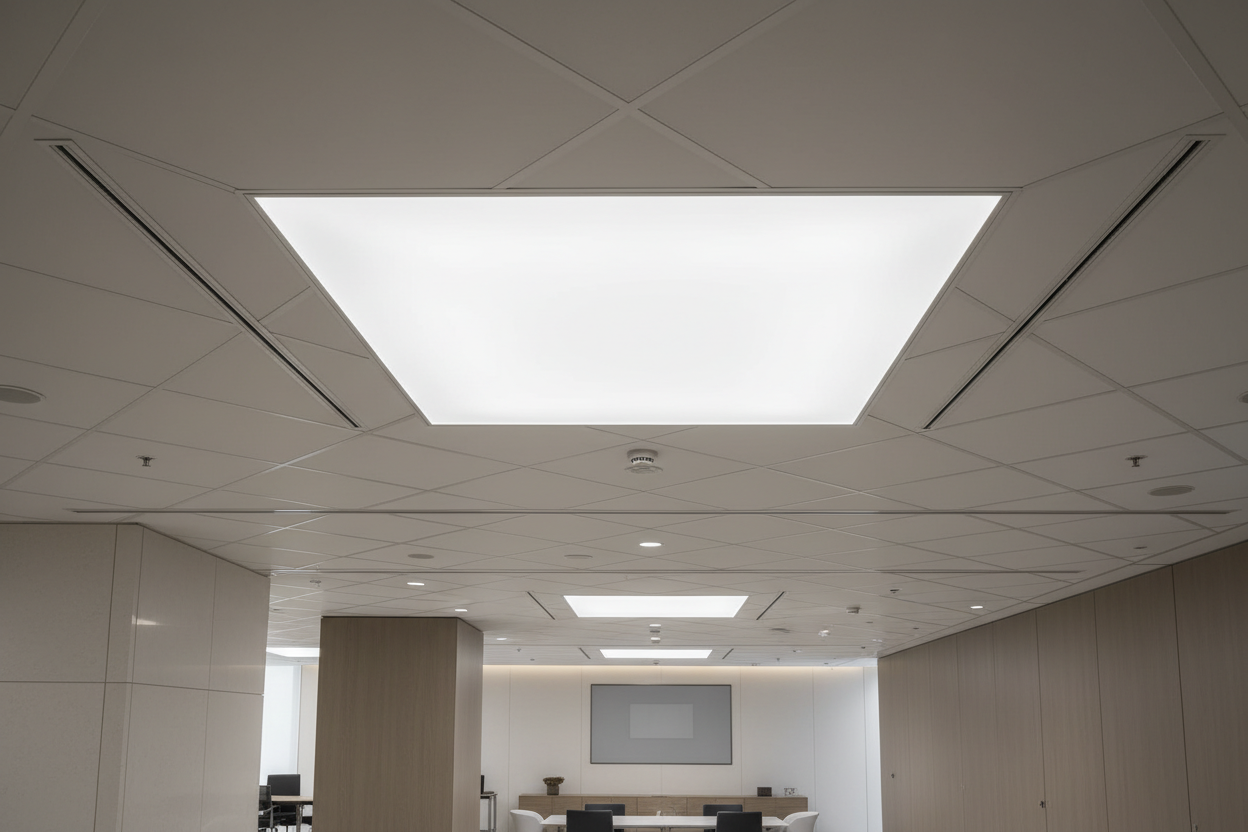 dalle de faud plafons plexi diffusant