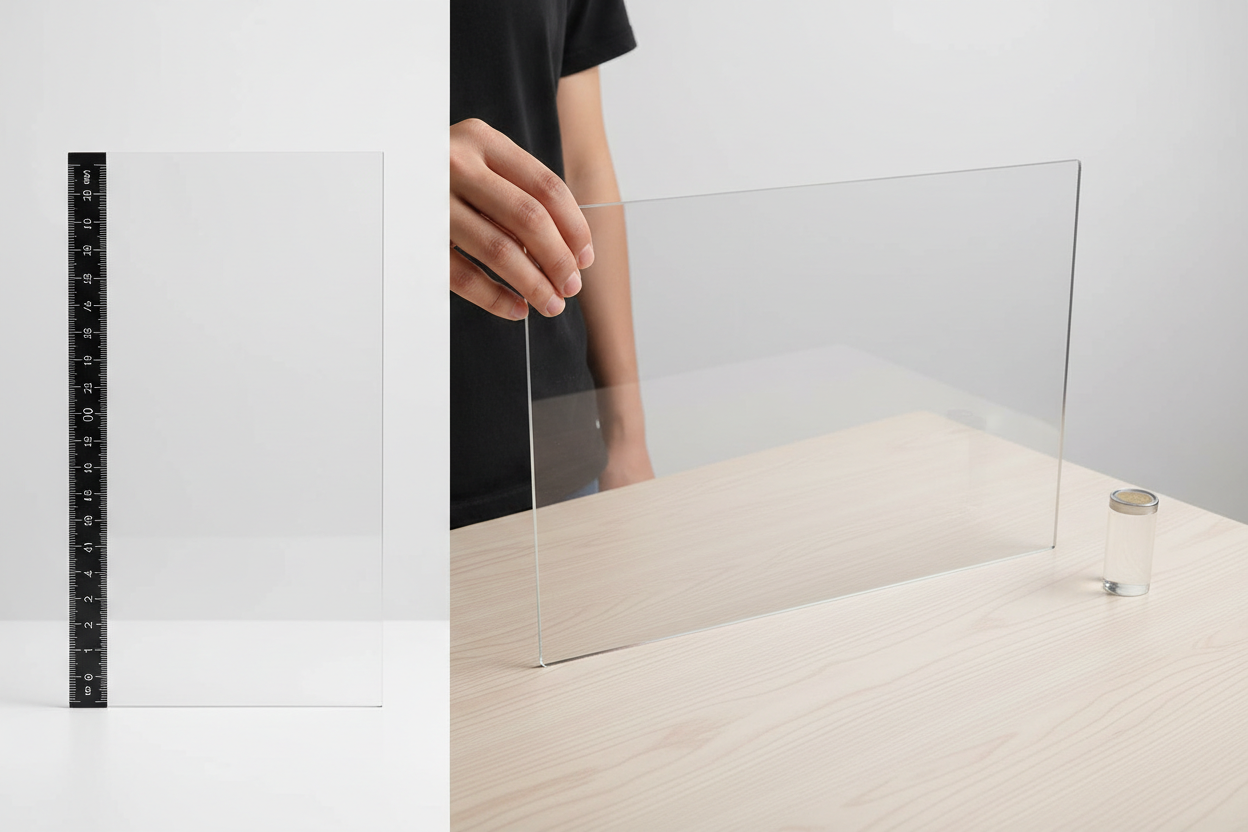 Plaque Plexiglas Transparent 3 mm – A3 (297×420 mm)