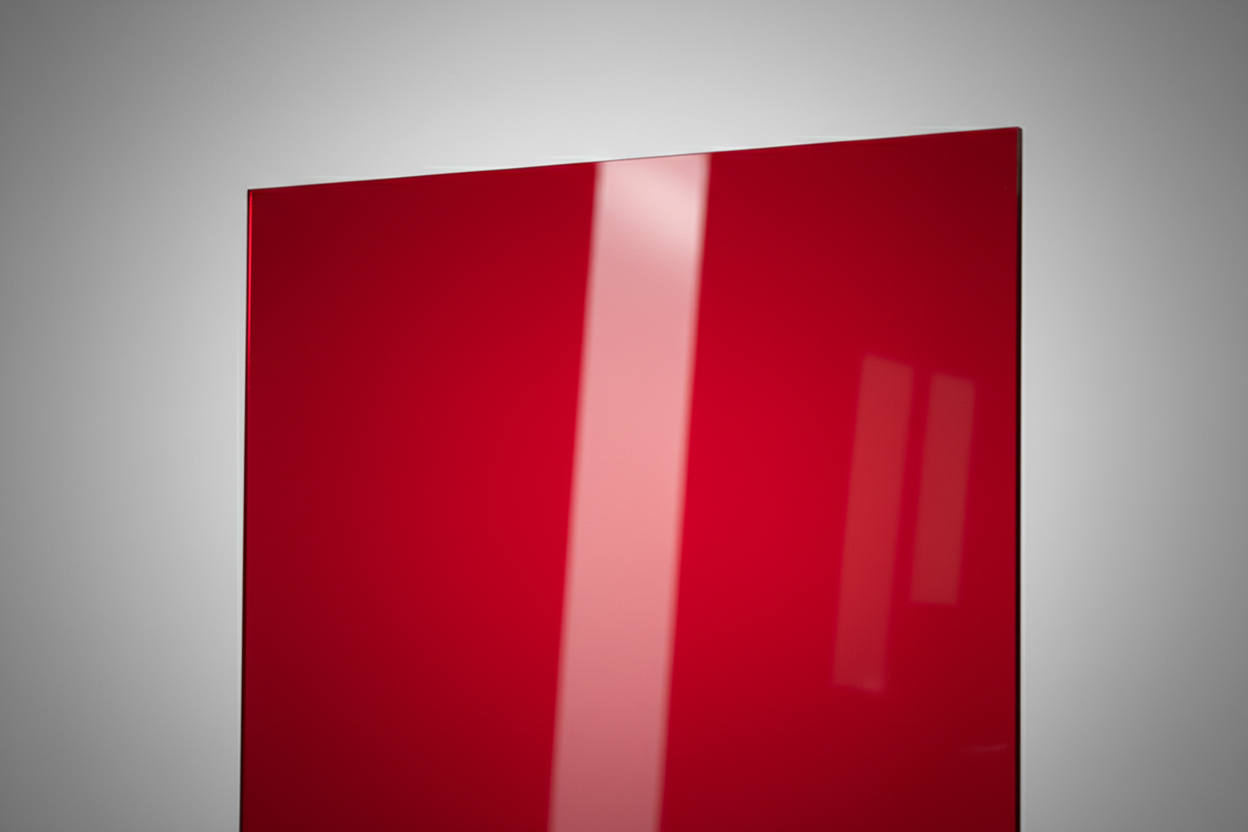 Plexiglas Rouge Brillant 3 mm – verticale