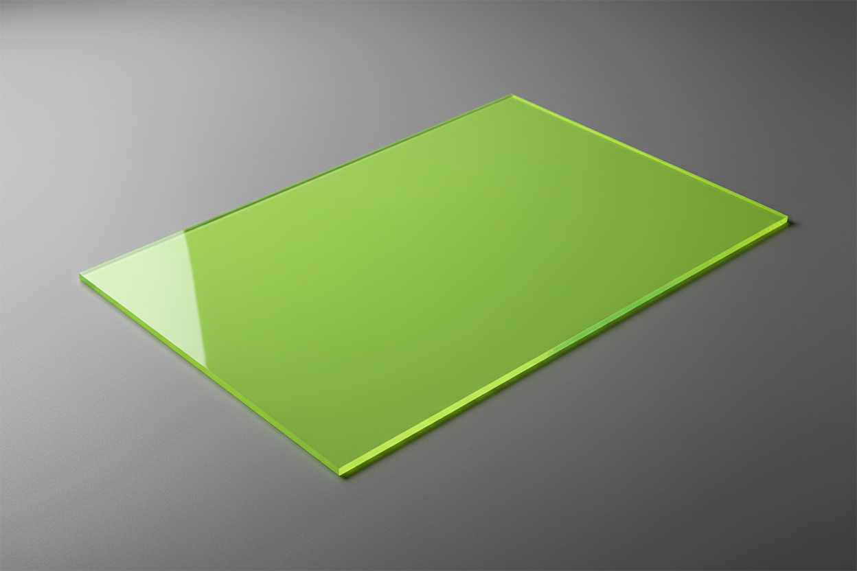 Plexiglas Vert Fluo 3 mm 