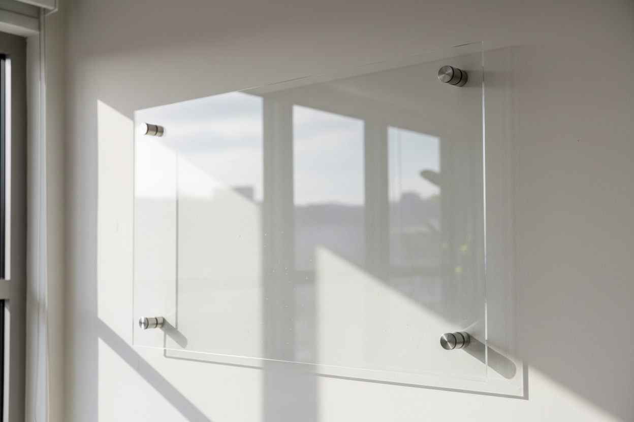 plaque de plexiglass transparent a3